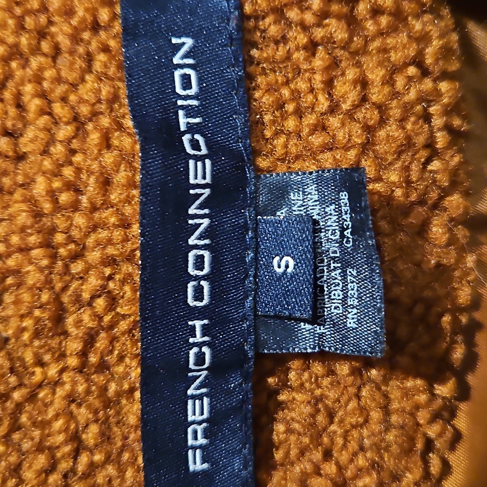 French Connection Rust Teddy Jacket - Picture 3 of 8